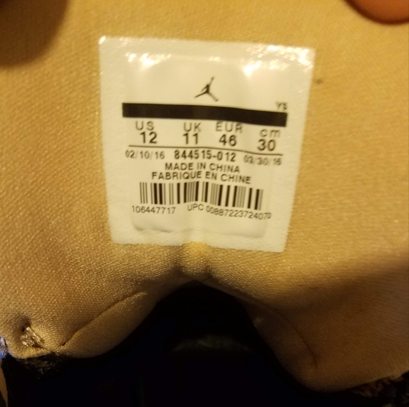 Jordan Air  Academy’s, Black Shoes Sneakers Men’s size  12. - Picture 7 of 9